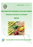 Kecamatan Sukaraja Dalam Angka Tahun 2010 Kabupaten Seluma