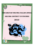 Kecamatan Seluma Dalam Angka Tahun 2010 Kabupaten Seluma