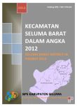 Kecamatan Seluma Barat Dalam Angka 2012